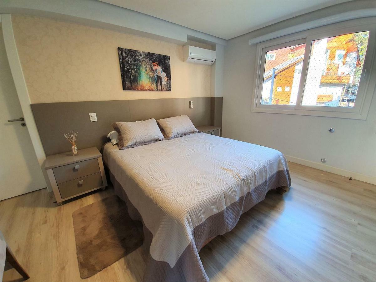 Apto De Luxo A 300Mts Rua Coberta, 2 Suites, Mobiliado E Equipado Gramado Luaran gambar